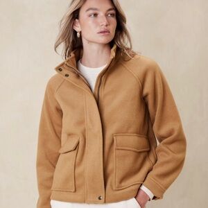 Banana Republic Women’s Camel Relaxed Fit Jacket Sz XXS